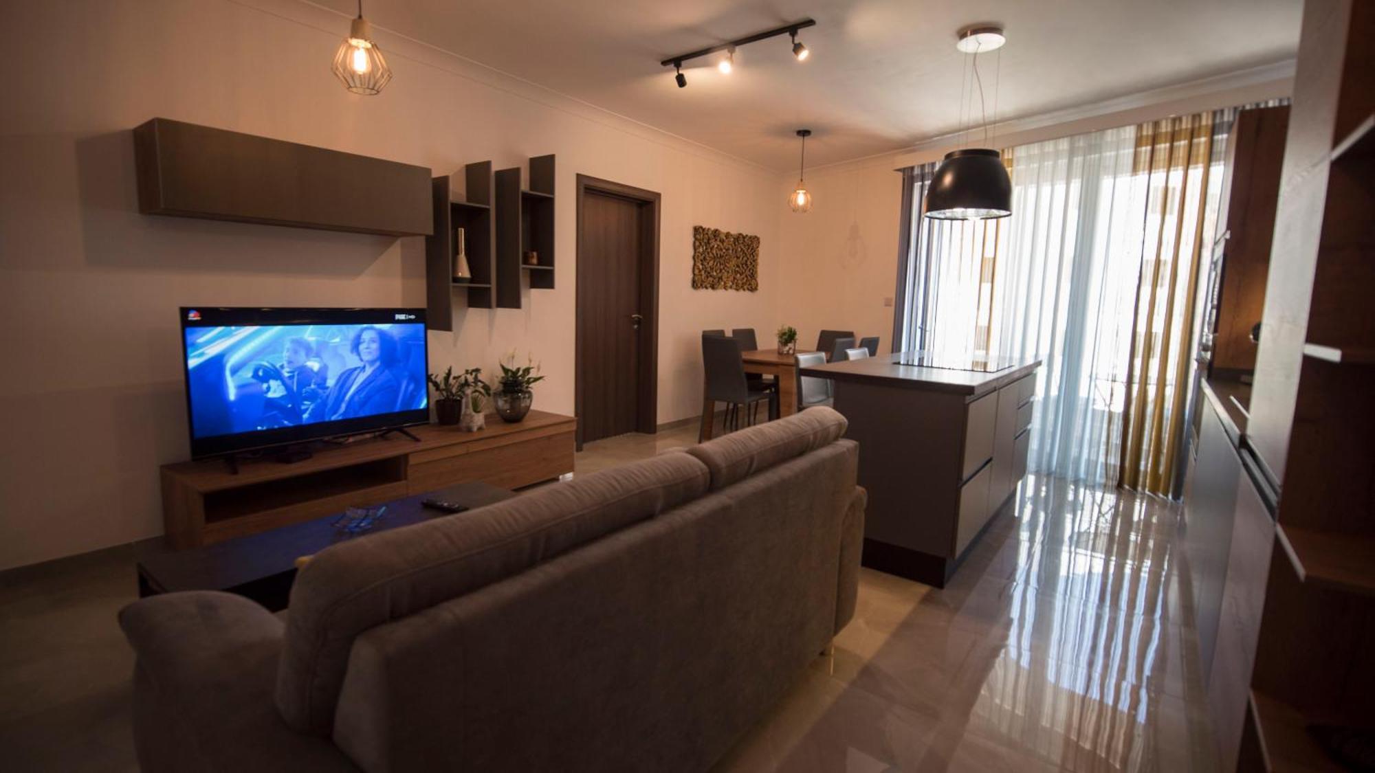 Msiebah Court San Gwann Modern Apt Near Sliema And St Julians Apartment Ngoại thất bức ảnh